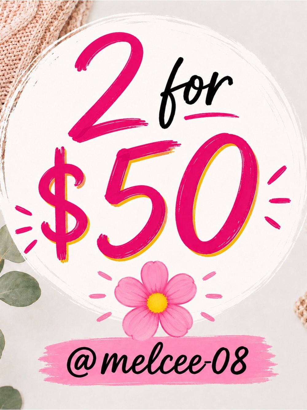 2 for $50 🌸 - Bundle Deal